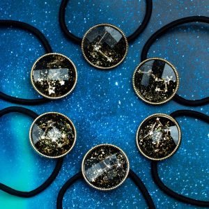 Élastique à cheveux motif zodiaque