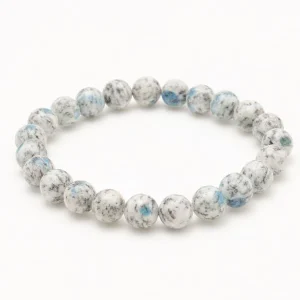 Bracelet bleu K8 2 mm