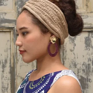 Bande de cheveux tricotée