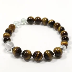 SUIJIN - Bracelet Oeil de Tigre 10mm