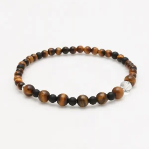 SHIKOU - Bracelet Oeil de Tigre 6mm