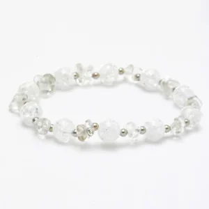 Bracelet en cristal de pierre de naissance APR x cristal craquelé