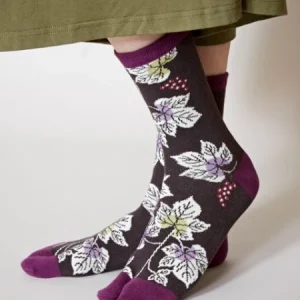 Chaussettes TABI Feuilles de Raisin 23-25cm