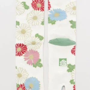 Chaussettes TABI à pois KIKU 23-25 cm