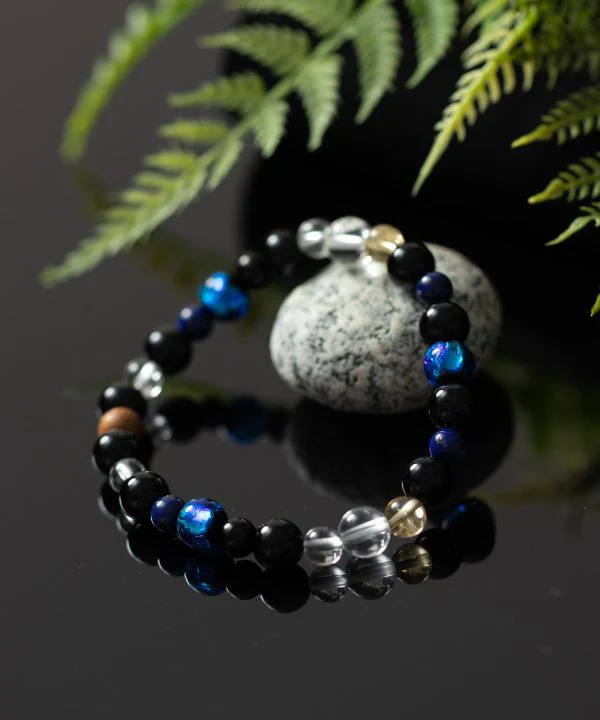 HOTARU - Bracelet en cèdre Lapis Lazuli x YAKUSUGI