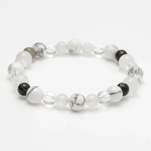 KOUN --Bracelet en pierre de lune arc-en-ciel