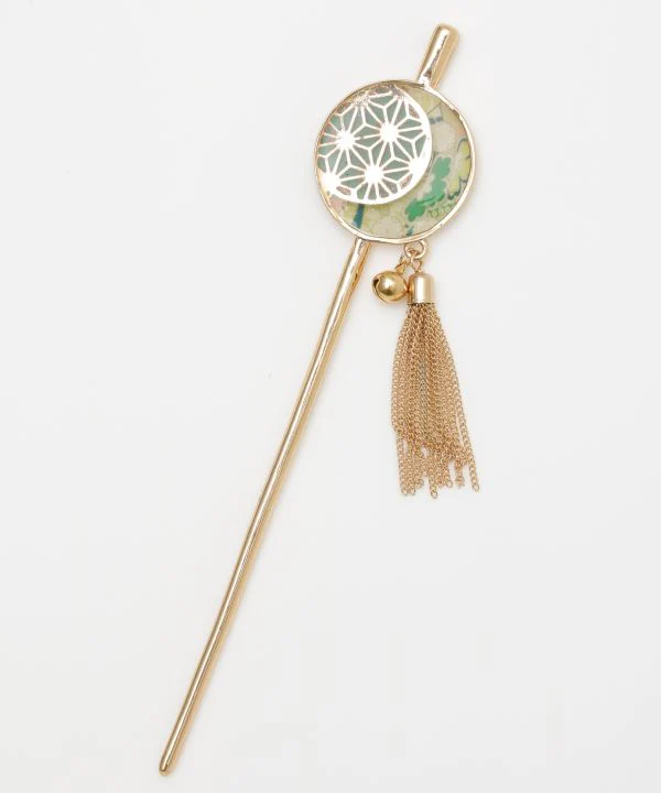 TEMARI KANZASHI Hair Stick --Chanvre – Image 6