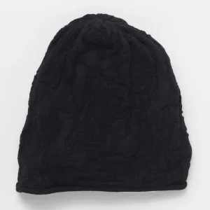 Bonnet en tricot jacquard cachemire