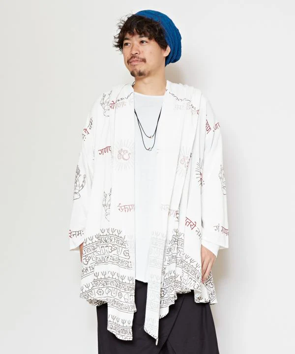 Cardigan à capuche polyvalent à plusieurs niveaux Mantra – Image 3