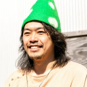 Chapeau de sauna à pois