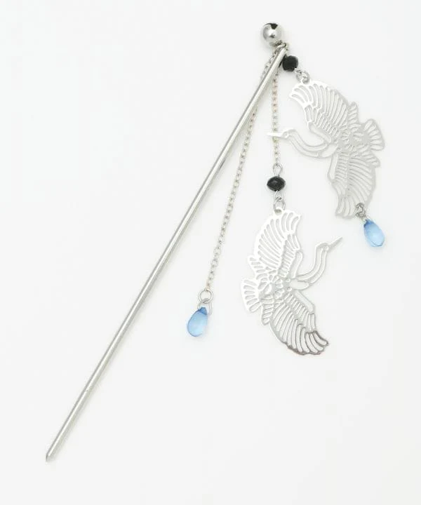 TSUGAI - Épingle à cheveux Crane KANZASHI – Image 2