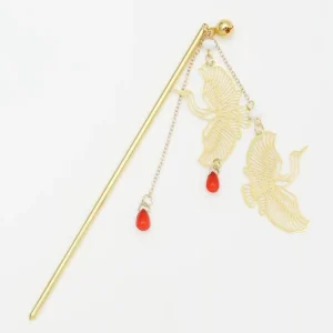 TSUGAI - Épingle à cheveux Crane KANZASHI