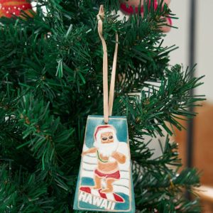 Décoration de Noël hawaïenne en cuir