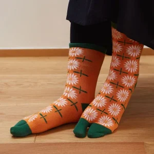 Chaussettes TABI - Marguerite Rétro 23-25cm