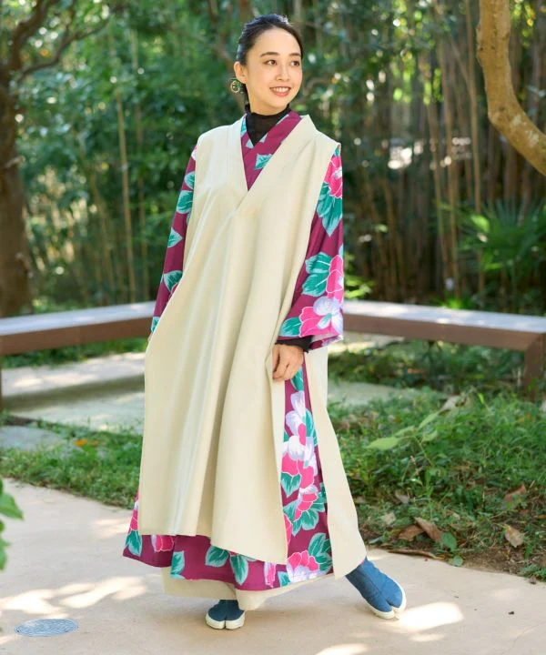 HANADOKI MEISEN Robe superposée