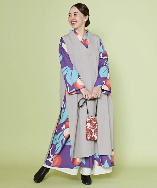 HANADOKI MEISEN Robe superposée – Image 4