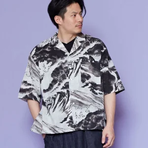 SHIRANAMI - Chemise col ouvert