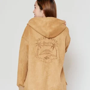 SURF & Palms Sweat à capuche en daim doux