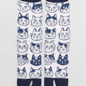Chaussettes Tabi - Neko no Kao 23-25cm