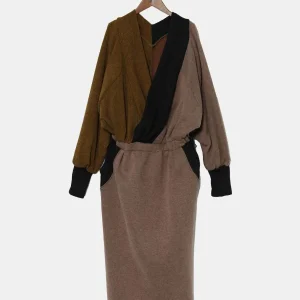 Robe à blocs de couleur