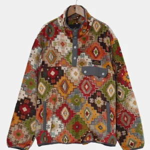 Amina x grn Haut en polaire à motif Kilim