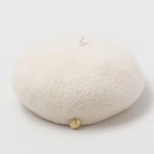 Chapeau béret en laine