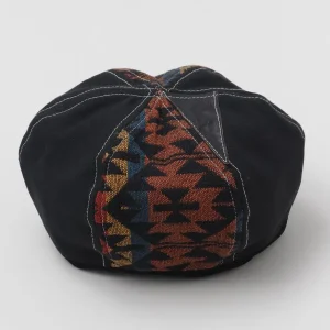 Béret patchwork à gueule de loup