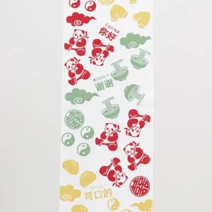 Serviette Tenugui à motif chinois