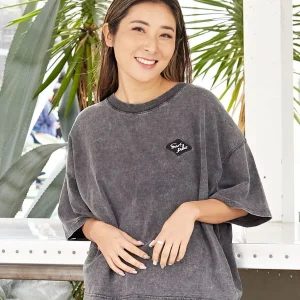 T-shirt délavé SURF＆Palms