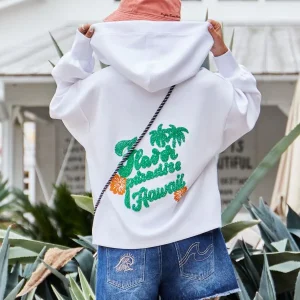 Sweat à capuche extensible