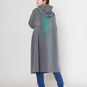 Robe à capuche en tricot cartonné SURF＆Palms