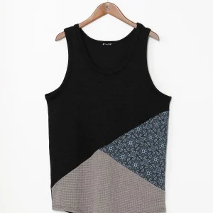 Débardeur patchwork pour homme