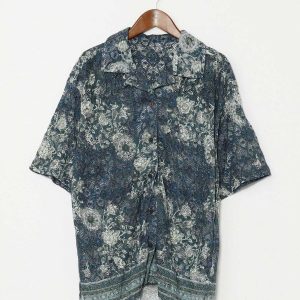 Chemise à manches longues en dentelle