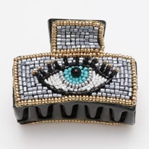 Pince à cheveux avec perles colorées