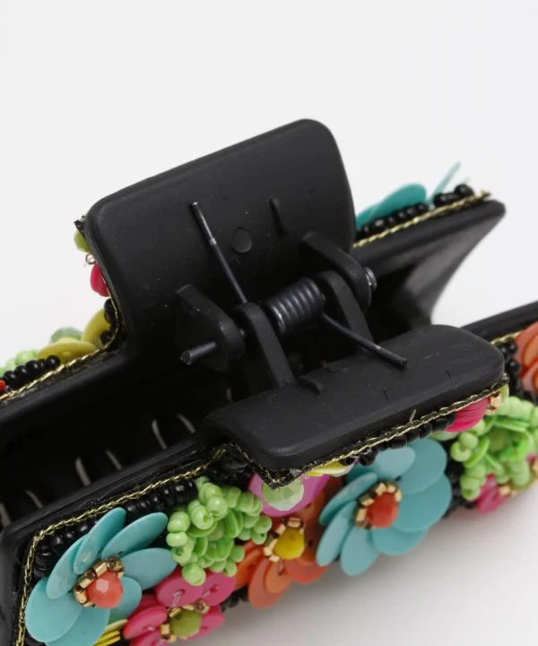 Pince à cheveux en perles florales – Image 5