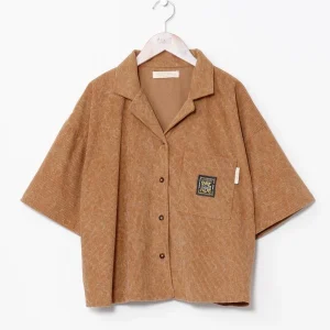 Chemise en velours côtelé doux SURF＆Palms