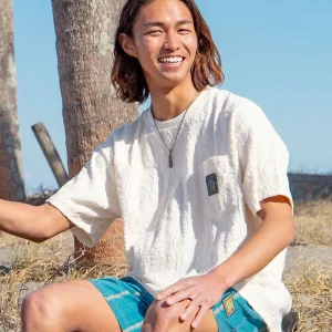 T-shirt à manches longues SURF＆Palms pour homme