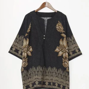 Pull à motif lotus pour homme