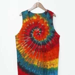 Débardeur tie-dye à base de fibres