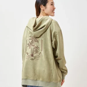 Sweat à capuche en similicuir doux pour homme SURF＆Palms