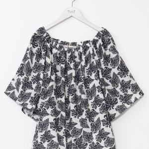 Chemisier botanique double sens SURF＆Palms