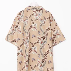 Chemise en rayonne botanique ananas