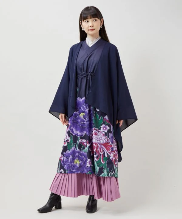HANABANA Ensemble robe florale et veste Haori – Image 8