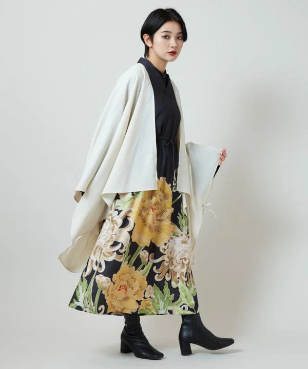 HANABANA Ensemble robe florale et veste Haori – Image 4