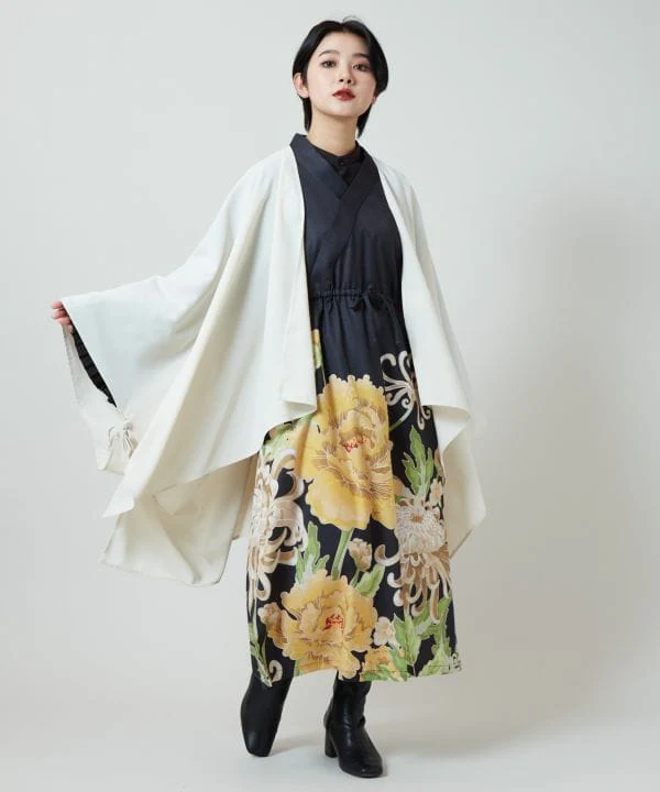 HANABANA Ensemble robe florale et veste Haori
