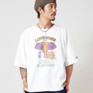 T-shirt à manches 3/4 d'inspiration vintage pour homme