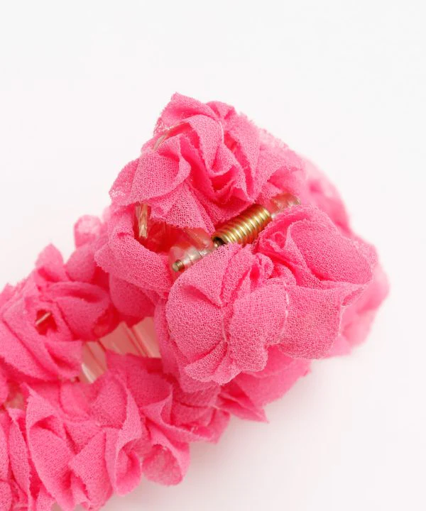 Pince à cheveux en mousseline vibrante – Image 8