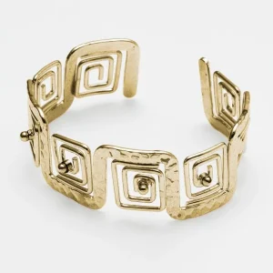 Bracelet carré en spirale