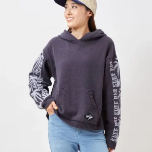 Sweat à capuche en tricot doux SURF＆Palms