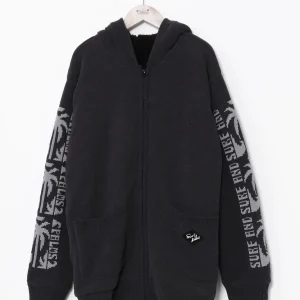 Sweat à capuche zippé en tricot SURF＆Palms pour homme